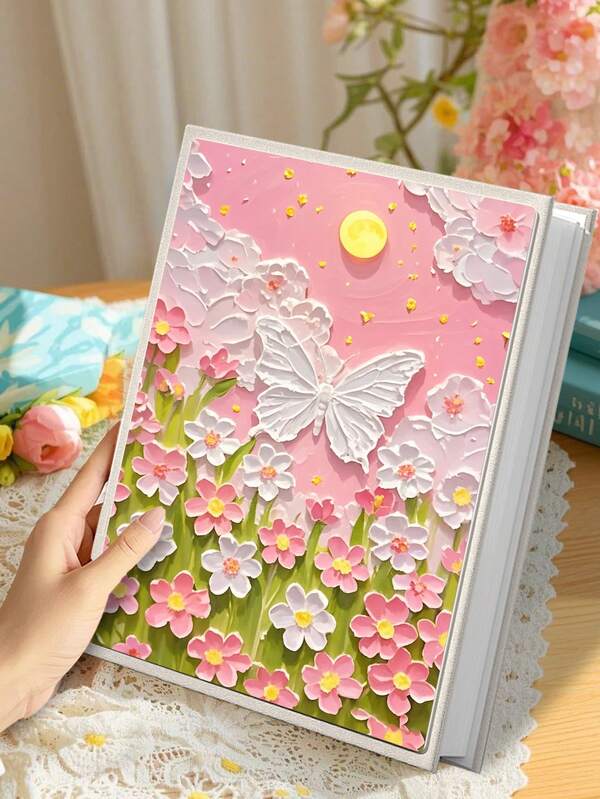 1pc, 3-Inch Photo Album With 200 Pockets, Suitable For Family Photo Collection, Provides Multiple Styles