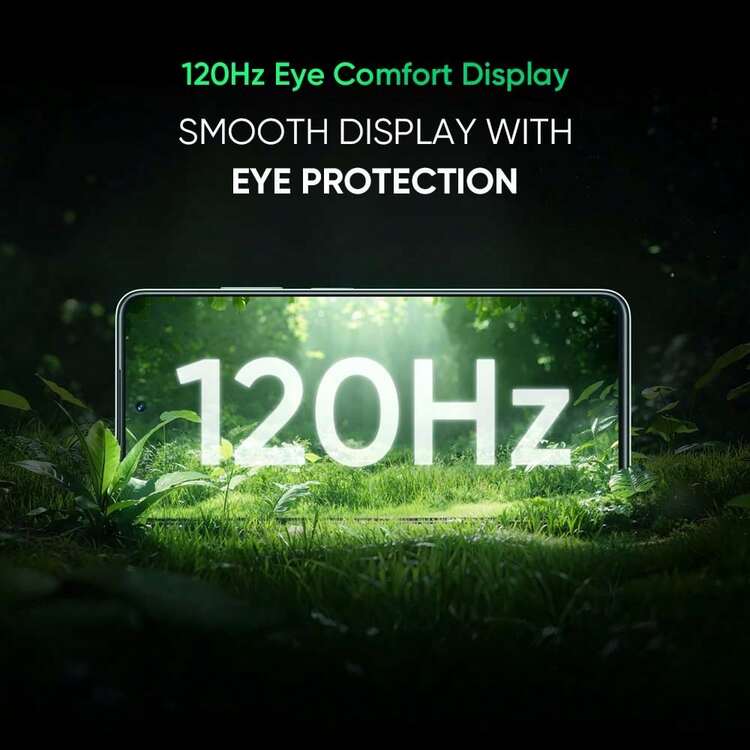 Realme 14X 解锁手机 6GB+128GB / 8GB+256GB 全球版，AI 5G LTE，Andriod 15 智能手机，联发科 Dimensity 6300 处理器手机，5000mAh 大电池，6.67 英寸高清显示屏，质量可靠，无需适配器 - 綠色 - 查看 7