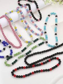 1 件男士运动棒球串珠项链，适合女士运动员 Bling Ice Collection 棒球项链，送给父子家人的圣诞节情人节礼物 - Beaded necklace - 查看 9