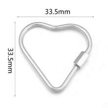 2 件/包不锈钢几何连接扣，心形、椭圆形、五角星形手链项链连接螺丝，DIY 珠宝配件 - 幾何連接扣 - 查看 19