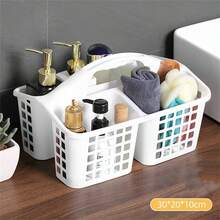 1 chiếc giá đựng đồ dùng nhà tắm cầm tay bằng nhựa dung tích lớn, giỏ đựng đồ dùng phòng tắm, giỏ đựng đồ tiện dụng. - Phiên bản nâng cấp với nhiều màu sắc - Xem 7
