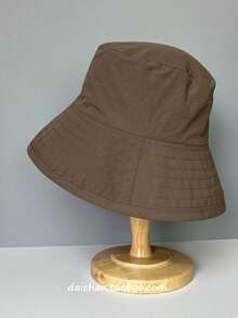 Chapéu de balde de secagem rápida de cor sólida, circunferência de cabeça grande, proteção UV, leve, versátil, chapéu de sol de aba larga