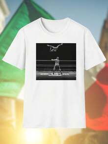 T Shirt Uomo Lucha Libre Wrestler High Flying Move Wrestling Ring Stile Sportivo Moda Estiva Casual Look Unico Regalo Idea  Offerta Imperdibile