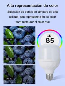 10 Piezas Foco Led de 5W, 10W,  15W,  20W,  30W,  40W, 50W,  60W, Iluminación del Hogar, Mejora de Iluminación, Iluminación para Interiores, Alumbra Interiores y Exteriores - 10 piezas - Ver 3