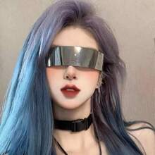 New Cyber Punk Style Glasses, Suitable For Men And Women, Combining Futuristic Technology And Stylish Eyewear Design - Multicolor - View 3