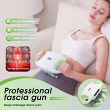 18 Head Massage Gun Deep Tissue With 9 Levels & 9 Modes, Professional Handheld Massage Gun, Electric Massager Tool For Legs, Arms, Waist, Back, Buttocks - Full Body Muscle Pain Relief, Ideal Gifts For Women, Men, Mom, And Dad