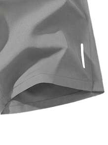 Boys' Loose Fit Solid Color Quick Dry Drawstring Waist Shorts, Breathable - Light Grey - View 5