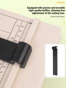 1个A4/B5/A5/B6/B7多尺寸裁纸刀，方便锋利，一次最多可裁切12张纸，也适用于裁切照片、塑料和皮革，是返校、圣诞节、圣诞剪纸、圣诞包装等场合必备的艺术工具和学习用品。 - 彩色 - 查看 7