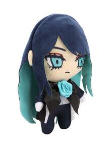 20厘米/7.87英寸 Ado 生日毛绒玩具 Ado Hibana 毛绒玩具 可爱蓝玫瑰星娃娃 毛绒玩具 装饰创意礼物 适合儿童生日派对 家庭女孩房间装饰游戏收藏家 - 藍黑色 - 查看 6