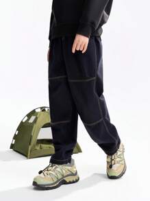 Annil Children's Clothing For Boys, Adults, Teenagers, Full-Waisted Single Pants, Anti-Fading Tapered Jeans For Autumn