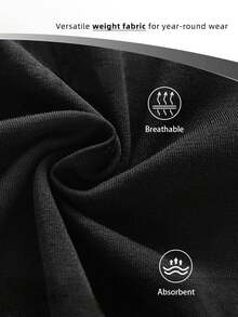 Soft Libra Zodiac T-Shirt For Women - 'I'm A Libra Woman - Was Born With My Heart On My Sleeve' |   Short Sleeve, Crew Neck, Casual Fit, Machine Washable, Casual Wear |   Bold Print, Durable, Slight Stretch Fabric - 黑色 - 查看 5