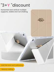 The Beautiful And Cute Cartoon Animal Sloth Features A Double-Sided Painted Acrylic Transparent Crystal Back Cover, Which Is Shockproof And Suitable For IPad 7th Generation, 8th Generation (10.2 Inches), And 10th Generation. It Has A Built-In Pen Slot And Supports Sleep And Wake-Up Functions/Multiple Folding Stand Methods. These Are Festival Gifts And New Year Gifts - Nhiều màu - Xem 4
