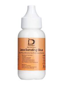 38ml/1.3oz假髮膠粘合劑,用於聚酯和蕾絲髮片假髮和鬃毛系統,隱形粘合