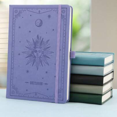 Lank Notebook Diary, 160 Sheets/320 Pages, 100gsm Thick Paper, A5 Hardcover Cover, Painting Art Sketchbook, No Grid Lines, Ordinary Sketchbook, Suitable For Men And Women's Work And Writing, 5.78 X 8.34,For School Supplies,Back To School