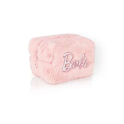  Vanilla Underground X Barbie Womens Pink Makeup Bag | Barbie Product | Officially Licensed Merch