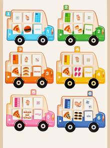 Number Busy Book For Kids 3-5, Preschool Quite Book, Math Counting Game, Montessori Kindergarten Learning Activities For Toddlers Ages 3+, Educational Matching Autism Sensory Travel Toy