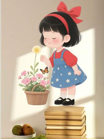 مجموعة من أنماط البابونج الجميلة للفتيات، ورق حائط لاصق من البولي فينيل كلوريد، جديد وأنيق، مناسب لديكور الغرفة وغرفة المعيشة لجعل المنزل يبدو جديدًا تمامًا. إنه هدية مثالية للاحتفالات والأعياد الميلاد ديكور المنزل ديكور الحائط ملصقات الحائط ملصقات مخصصة