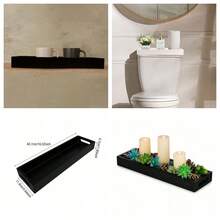 Bathroom Decor Tray For Counter Dish Soap Holder Wooden Pedestal Stand For Kitchen Sink Soap Dispenser Wood Risers Kitchen Accessories Countertop Vanity Counter Sponge Sink Tray - Multicolor - View 10