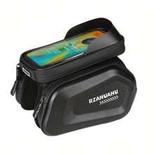 Large Capacity High-Quality Bicycle Handlebar/Saddle Bag - Adjustable Installation, Suitable For Mountain Bike Handlebars, Durable Black Cycling Gear, Can Safely Store Phone, Keys, Essentials, Suitable For Night Riding | High Visibility Material, Bicycle Accessories