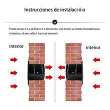 1 ventilador de extracción industrial de 16 pulgadas para cocina y baño. Utilizado en todos los lugares comerciales, adecuado para todo tipo de talleres, restaurantes, almacenes grandes y medianos. - Negro - Ver 3