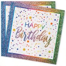 Rainbow Birthday Plates Set Of 24 9 7 Inch Plates Napkins And Cups Party Supplies Sturdy 400 GSM Weighted Rainbow Happy Birthday Party Decorations For Boys Girls And Tweens-0166 - Rainbow - 查看 7