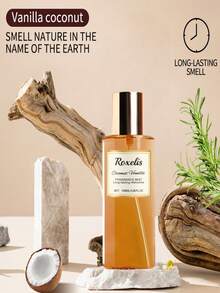 1瓶100毫升椰子香草香氛喷雾，空气清新剂，便携式香氛喷雾，清新空气，适用于客厅、浴室、酒店、圣诞节、情人节礼物 - 彩色 - 查看 2