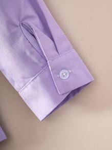 Camicia nera a maniche lunghe con tasche, stile classico scolastico per ragazzi, abbigliamento formale adatto per raduni informali, paggetti e varie occasioni formali