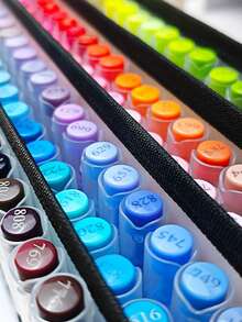 288 Colour Acrylic Marker Set, Soft Tip With Automatic Ink Control System, Strong Coverage For Doodling And Colouring, Suitable For Artists, DIY Crafts, Canvas, Wood, Glass, Rocks And Fabrics, Great For Back To School!