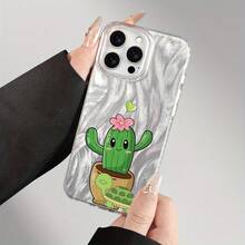 Funda para teléfono, diseño moderno y transparente de gasa, compatible con phone 11, 12, 13, 14, 15, 16 Pro Plus. Ideal para cumpleaños, chicas y chicos. - transparente - Ver 5
