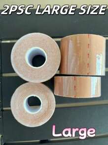 1pc Multifunctional Women's Invisible Bust Lift Tape, Anti-Glare Patch, Elastic Bust Wrap To Prevent Expansion And Swelling, Invisible Breast Lift And Lift Patch, Bandage Patch, Breathable Bust Lift Bra, Can Adjust Your Bust From A To E Cup! Super Adhesive, Won't Fall Off Even When Dancing And Sweating! Natural Gathering Shapes Charming Curves. Invisible And Seamless Design, Perfect For Deep V-Neck, Backless Dress, Wedding Gown. Breathable And Waterproof Material, Can Be Usedly For Sports And Fitness.