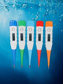 1支成人电子体温计，10秒快速读数，用于检测发烧。多种颜色可选，材质柔软舒适。便携式设计，适合居家或旅行使用。 - 彩色 - 查看 4