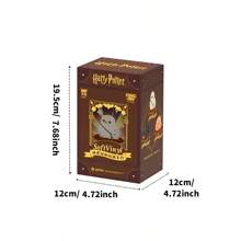 MINISO 哈利波特神奇生物毛绒公仔盲盒，采用优质毛绒材料制成，背包挂件，办公室空间装饰，完美的生日礼物（1 件，随机发货）