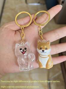 3 Stücke Welpen-Fell Aufbewahrungsbox Anhänger, Gacha Welpen-Fell Aufbewahrung, Gacha Tasche Schlüsselanhänger Anhänger