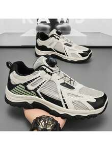 Men Hiking & Trekking Shoes - 米色 - 查看 3