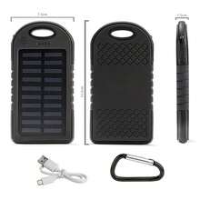 1pc 20000mAh Portable Solar Cell Phone Battery Charger, With Flashlight/USB/Type-C/Micro Interface/Compass, Suitable For IPhone/Android Mobile Digital Electronic Devices, Gift Customization, Outdoor Emergency Power Backup Pack - Multicolor - View 13