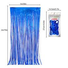 1 pièce Fournitures de fête qui brillent dans le noir, décorations de fête néon 1 m x 2 m rideaux de frange en feuille métallique fluorescente jaune vert rose rouge, toile de fond pour photomaton, décoration de fête d'anniversaire, de remise des diplômes, de Noël