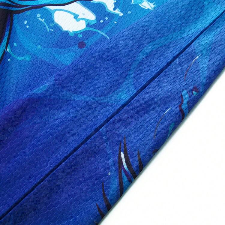 TELEYI 男士轻便速干钓鱼衬衫 - 吸湿排汗透气长袖上衣，彩色袖子，适合户外活动、徒步旅行、露营、划船、钓鱼装备 | 撞色袖子设计 | 品牌服饰、钓鱼配件 - 彩色 - 查看 5