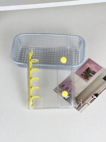 Pasta de argolas transparente M5, 20 capas dupla face, livro de adesivos transparente, conjunto de cadernos de fichário faça você mesmo, papelaria, material escolar, material de volta às aulas - Multicolorido - Ver 13