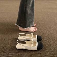 Women Flat Sandals - Màu be - Xem 1