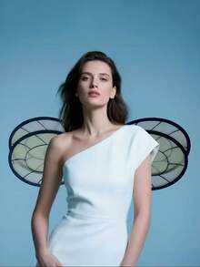 1pc Overlapping Bee Wing Decor, Suitable For Various Festivals, Gatherings And Party Props - Black - View 9