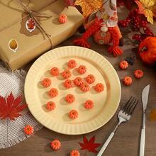 50 Mini Zucche Finte, Zucche Artificiali, Decorazioni per il Ringraziamento per Riempire Vasi, Fai da Te, Artigianato, Forniture per Feste di Ognissanti, Decorazioni per Casa e Tavolo, Autunno