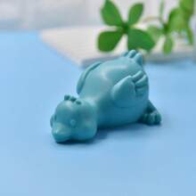 1 pieza Molde de silicona con forma de pato acostado apto para hacer velas y jabones