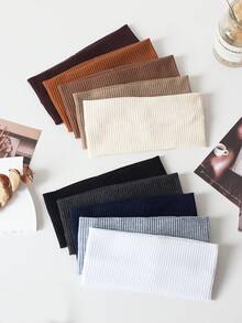 10 piezas Diademas casuales versátiles de unicolor y a rayas para mujeres, accesorios de moda para el cabello, herramientas para el cabello, accesorios de belleza, accesorios para el cabello rizado para mujeres, otoño, viaje, herramientas para el cabello, accesorios para mujeres, cosas para el cabello, otoño, accesorios para el cabello de mujeres, herramientas para el cabello, cosas para el cabello, cosas, accesorios de belleza, regalos, viaje, regalos para mujeres, cosas para el cabello, rellenos de calcetines