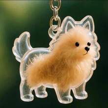 3 Stücke Welpen-Fell Aufbewahrungsbox Anhänger, Gacha Welpen-Fell Aufbewahrung, Gacha Tasche Schlüsselanhänger Anhänger