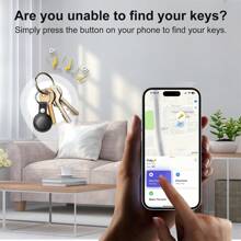 Mini Wireless Smart Itag GPS Tracker - Anti-Loss Locator Compatible With Apple Devices With Find My APP, Long Battery Life, Item Locator Finder For Pet, Car, Wallets, Bag, Key, Luggage With Real-Time Tracking, Anti-Lost Reminder, MFI Rated, Only For IOS