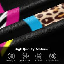 Mens Golf Polo Shirt,  Vintage 80s Style  Dry Fit Performance Short Sleeve Hawaiian Print Shirts Funny Golf Shirts For Men Casual Breathable Polo Shirt - 黑色 - 查看 4