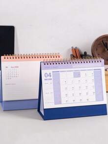 1PC 2025-2026.12 Desk Calendar Daily Plan Memo English Calendar Desktop Small Objects School Supplies
