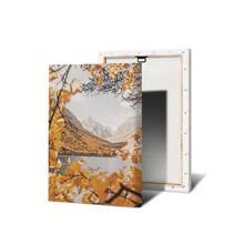 1/3 buc Set de imprimeuri Toamna în pădure, poster cu dovleci, peisaj montan și lac de toamnă, set de 3 imprimeuri, decor rustic natural, fotografie de toamnă 3 - Multicolor - Vizualizare 18