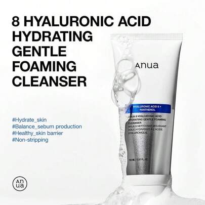 Anua 8 Hyaluronic Acid Hydrating Gentle Foaming Cleanser 150ML - Cleansing Foam
