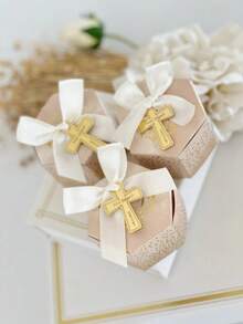 Custom Baptism Favor Tag, Acrylic Cross Name Tag, Christening Gift Label, Tags, Baptism Party Gift Tag, Gold Mirror Cross,Multi-Functional, Ornamental,Reusable,Exquisite,Stylish,High-Quality,Colorful,Modern,Custom,Personalized,Unique,Ideal Gifts For Him,Ideal Gifts For Her,Boyfriend,Dad,Girlfriend,Mom,Family,Friends,Tea Room,Home,Garden,Office,For Anniversaries,For Valentine's Day,For Mother's Day,For Birthdays,For Father's Day,For Graduation,For Weddings,For Housewarming,Xmas Decoration,Home Room Decor Gifts - Multicolor - View 5